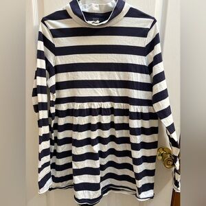 We The Free Navy and White Striped Top